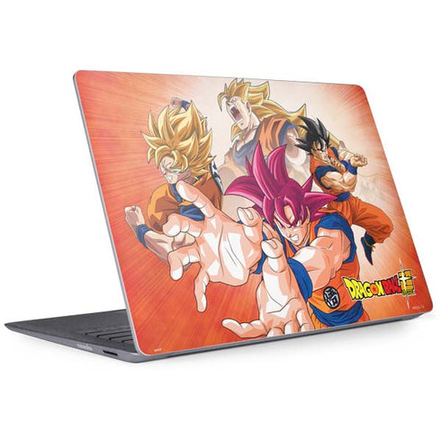 Dragon Ball Super Goku Evolution Surface Laptop 2 Skin